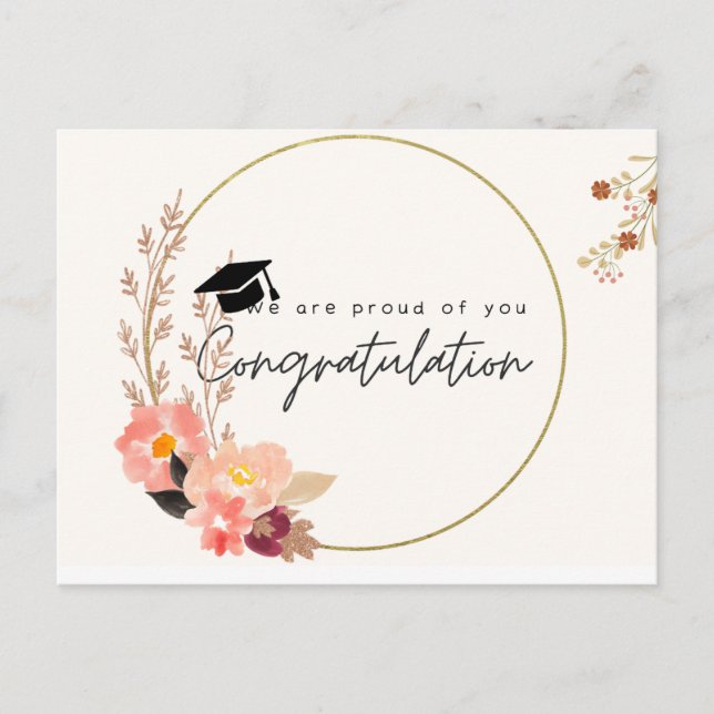 Cartão Postal De Convite Novos Começos, Possibilidades Infinitas (Frente)