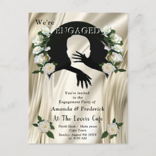 Cartão Postal De Convite O amor é tudo que há Noivado