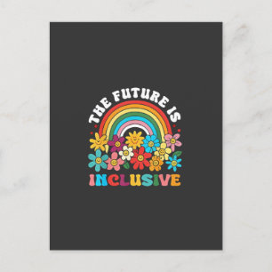 Cartão Postal De Convite O futuro é LGBTQ do mês de orgulho inclusivo