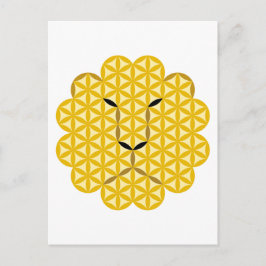 Cartão Postal De Convite O Leão da Vida - Homem Alfa 03.