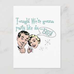 Cartão Postal De Convite O partido como ele é 1959!