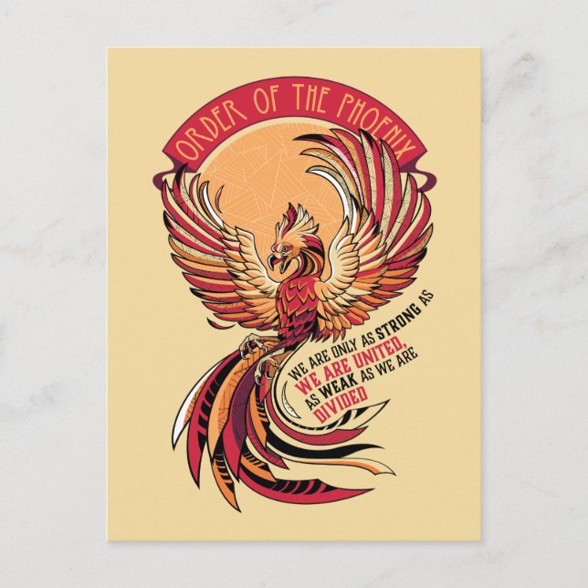 Cartão Postal De Convite Ordem do emblema cruzado de Phoenix (Frente)