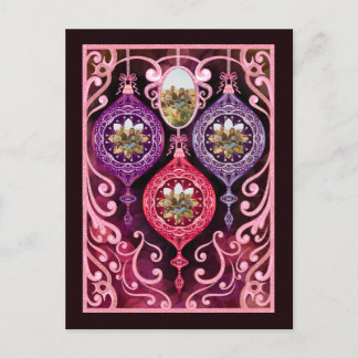 Cartão Postal De Convite Ornamental Christmas - Photo Christmas card