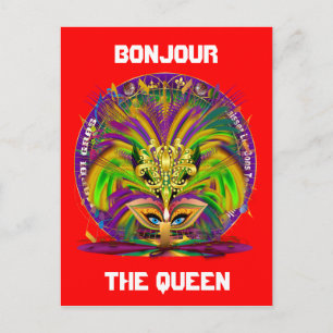 Cartão Postal De Convite Pacote Combo do Partido Mardi Gras (3 designs)