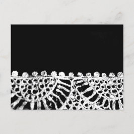 Cartão Postal De Convite Padrão Silver Abaya