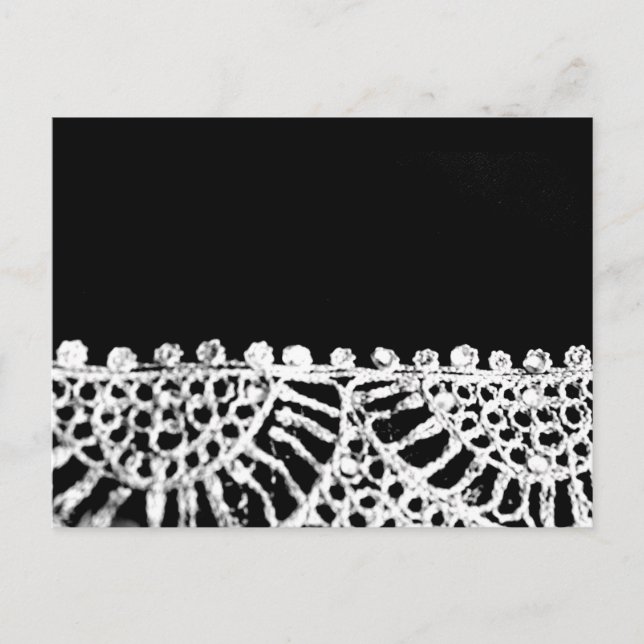 Cartão Postal De Convite Padrão Silver Abaya (Frente)