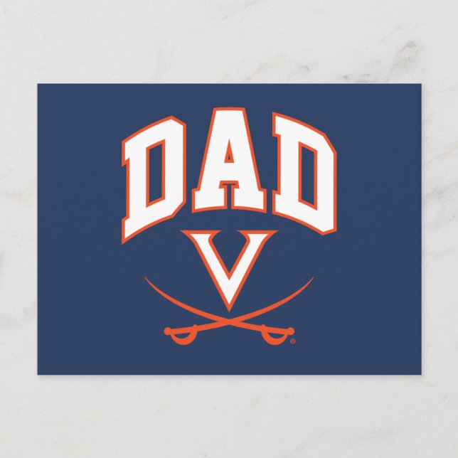 Cartão Postal De Convite Pai dos Virginia Cavaliers (Frente)
