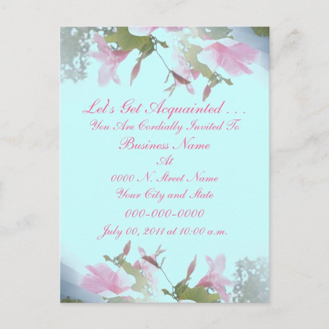 Cartão postal de convite para apresentação de apre (Frente)