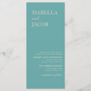 Cartão-postal de Convite para Boho Verde Sage