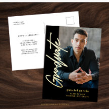 Cartão-postal de Convite para Formatação Moderna D