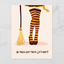 Cartão-postal de convite para ilustração do Hallow