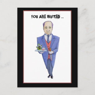 Cartão-postal de convite para o assassinato de mor