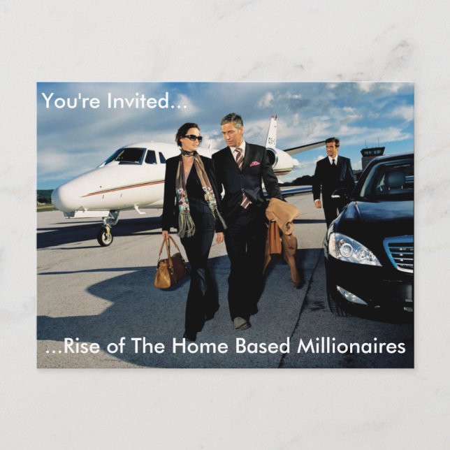 Cartão-postal de Convite para Reunião (Frente)