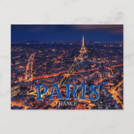 Cartão Postal De Convite Paris França - Cartão-postal da Torre Eiffel