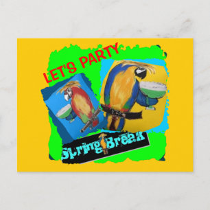 Cartão Postal De Convite Partido do Vamos - Partes