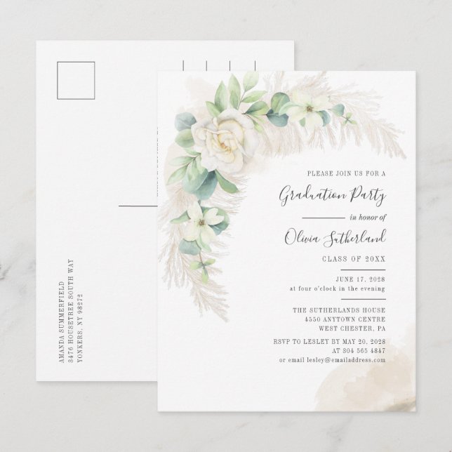 Cartão Postal De Convite Partido Formando Eucalyptus 2025 (Frente/Verso)