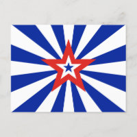 Partido Patriótico Azul Americano Starburst