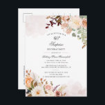 Cartão Postal De Convite Pastel Floral Botânico 60ª Festa de aniversário<br><div class="desc">Cartão postal do Convite de aniversário 60º Pastel Floral Botânico que você pode personalizar facilmente com os detalhes da sua festa clicando no botão "Personalizar". Apresentando um buquê floral moderno,  suculento e guiando a tipografia moderna. Perfeito para um convite de festas surpresa para qualquer celebração de marco</div>