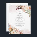 Cartão Postal De Convite Pastel Floral Botânico 60ª Festa de aniversário<br><div class="desc">Cartão postal do Convite de aniversário 60º Pastel Floral Botânico que você pode personalizar facilmente com os detalhes da sua festa clicando no botão "Personalizar". Apresentando um buquê floral moderno,  suculento e guiando a tipografia moderna. Perfeito para um convite de festas surpresa para qualquer celebração de marco</div>
