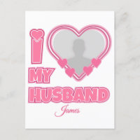 Personalizado Eu Amo Meu Marido - Adicionar Fotogr