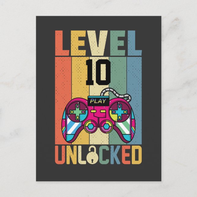 Cartão Postal De Convite Personalizar Criar Seu Próprio Nível de Fantasia D (Frente)