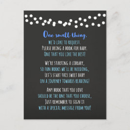 Cartão Postal De Convite Placa do chá de fraldas