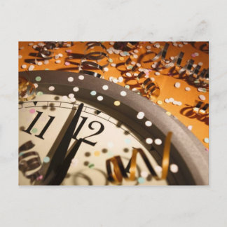 Cartão Postal De Convite Placa RSVP NewYearEve