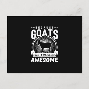 Cartão Postal De Convite Porque Cabras São Totalmente Incríveis Amor Por Ca