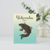 Poster de viagens Yokosuka Japão