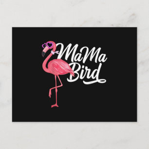 Cartão Postal De Convite Presente de Aniversário Tema Flamingo - Flamingo M