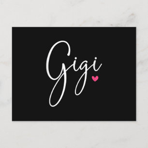 Cartão Postal De Convite Presente Gigi Mulheres Avó Presentes de Natal Neto
