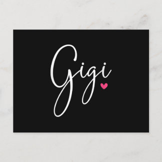 Cartão Postal De Convite Presente Gigi Mulheres Avó Presentes de Natal Neto