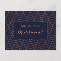 Proposta de Bridesmaid Personalizada de Deco de Ar