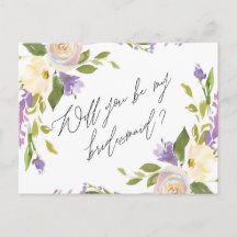 Purple Greenery Floral É Minha Proposta De Bridesm