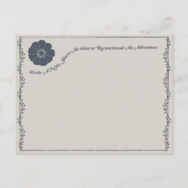 Cartão Postal De Convite Recepção de casamento Conselhos de Chá de panela B