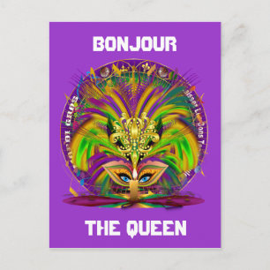 Cartão Postal De Convite Recolha de Pacote Combo do Partido do Carnaval em