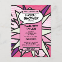 Revista em Quadrinhos Rosa Moderno Divertido Chá d