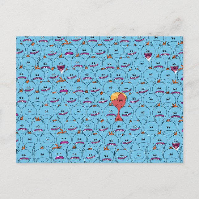 Cartão Postal De Convite RICK E MORTY™ | Kirkland Sr. Meeseks (Frente)