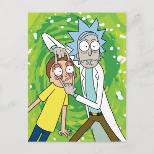 Cartão Postal De Convite RICK E MORTY™ Veja Isso