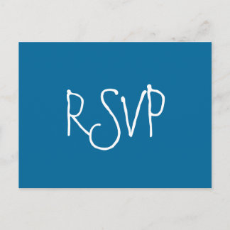 CARTÃO POSTAL DE CONVITE RSVP
