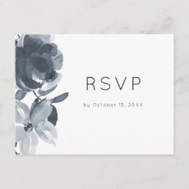 Cartão Postal De Convite Rsvp com opção de refeição