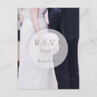 RSVP de Casamento da Noiva & Groom