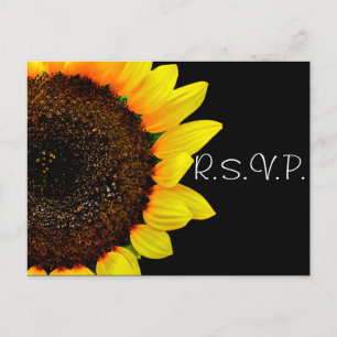 Cartão Postal De Convite RSVP de Casamento Personalizado de Fotografia de G