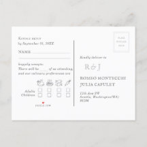 RSVP de Solicitação de Música de Casamento