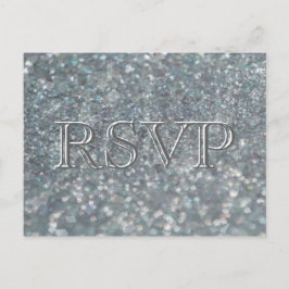 Cartão Postal De Convite RSVP | Pérolas Esmagadas