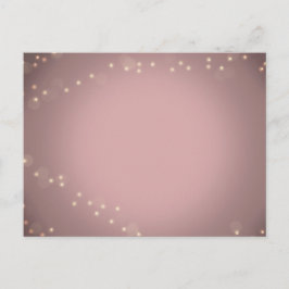 Cartão Postal De Convite RSVPs Leve