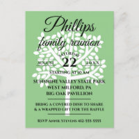 Sage Green Family Reunion White Tree Silhoule