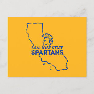 Cartão Postal De Convite San Jose State Spartans Love