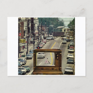 Cartão Postal De Convite Show de rua -