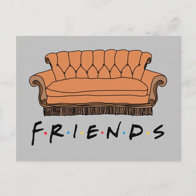 Cartão Postal De Convite Sofá do FRIENDS™ (Frente)